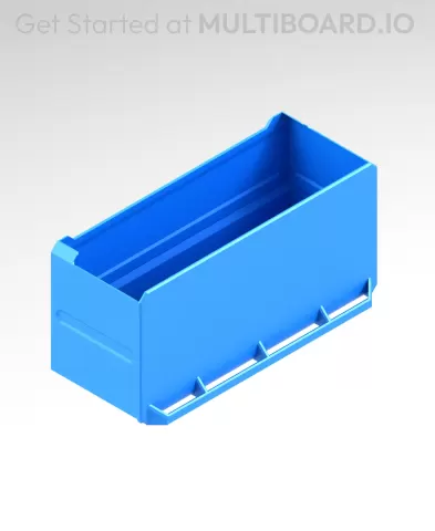 4x2x1.5 LU - Magnetic - Simple Multibin Drawer