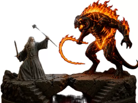 Gandalf vs Balrog