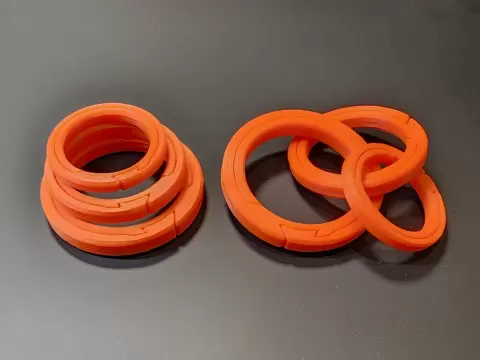 #0110 STRONG Round Split Key Ring [3 sizes] - Meets the Demands of Everyday Use!