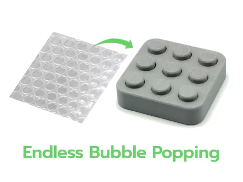Bubble Popping Fidget Toy (Print in Place)
