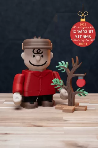 Christmas Charlie Chunk - Charlie Brown Kit | No Supports, No AMS, No Glue