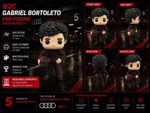 H2C - Gabriel Bortoleto Pop Figure