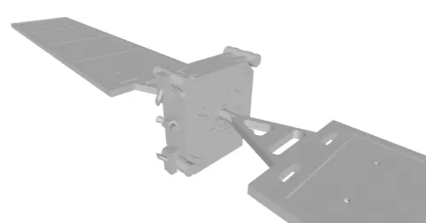 SES mPower satellite Boeing BSS-702X Bus (3d printable,self constructed version)