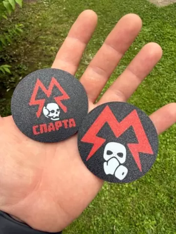Patches, tokens Metro 2033 Spartan