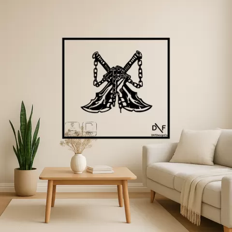God of War's Kratos God Of Wars Kratos Greek Armor Wall Art Framed