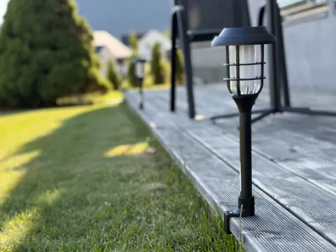 LED Ground and Deck Lantern Garden Mounts