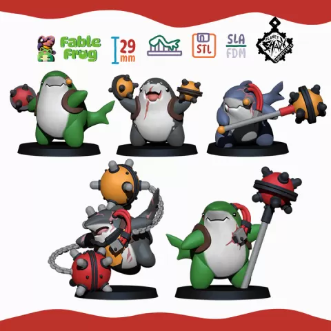Mineflyer Squad (x5) by Fable Frog Studio