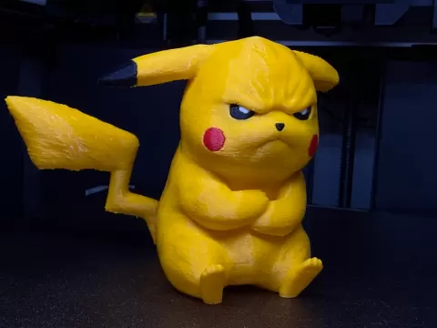 Grumpy Pikachu Pokemon
