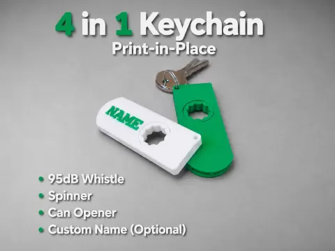 4 in 1 Keychain Print-in-Place