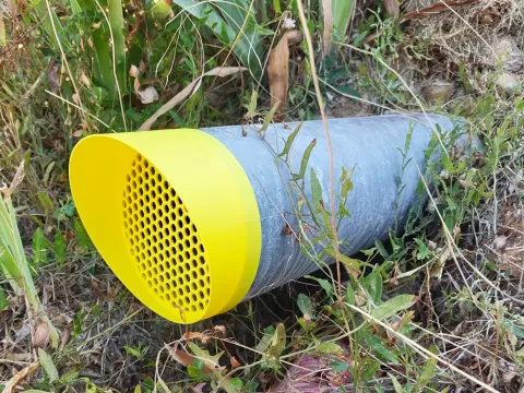 Grille Antipluie Pour Extraction Ventialtion 125mm