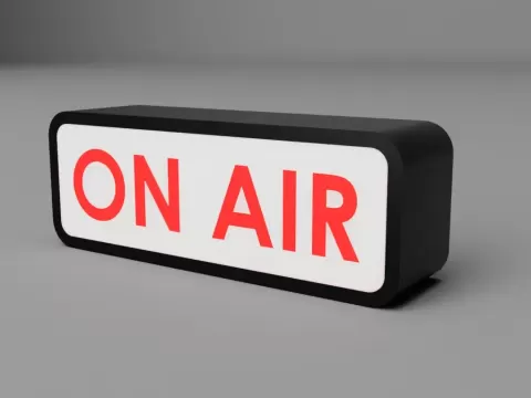 On air lightbox