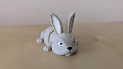 Rabbit - Articulated Figure Keychain