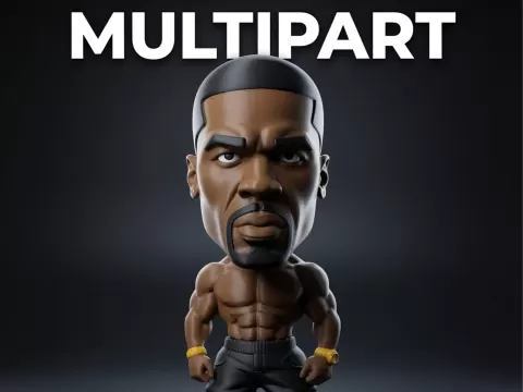 50 cent bobblehead charicature