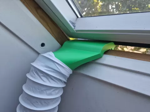 Window ventilation adapter 100mm