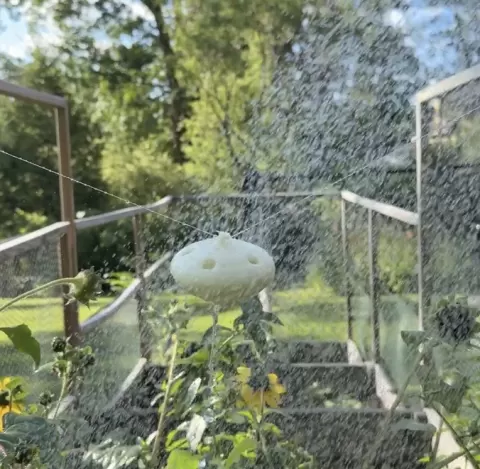 Starry Flying Saucer Garden Waterer