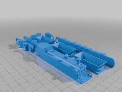 Teeny Railz Maitland 10 Class With Hopperz (Print-In-Place Train)