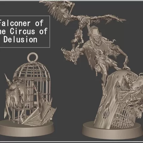 Falconer of the Circus of Delusion by Creepy Guy