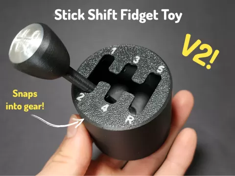 Stick Shift Fidget Toy V2 - Gear Shift