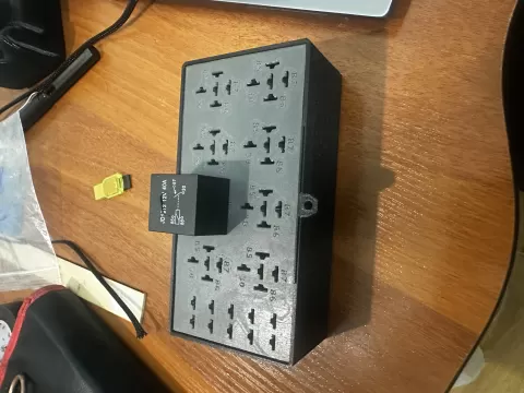 Car and moto relay and fuse box