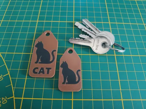 Cat Lover Keychain
