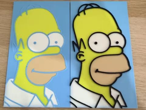 Homer Simpson Wall Art | Cartoon Decor