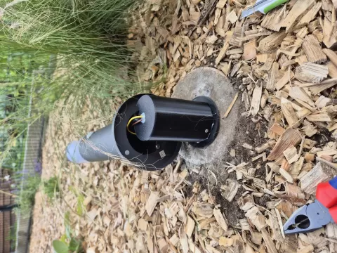 Electronics Box for Mato Garden Lamp (FreeCAD)