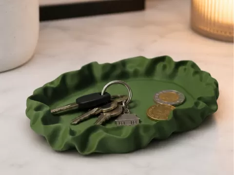 Soft fabric / folded style tray