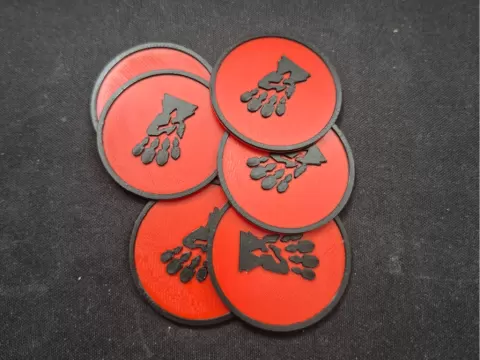 40K 11th Operation marker - Red Corsairs