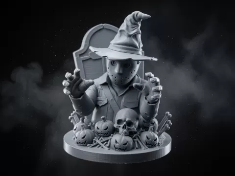 Jason Voorhees Halloween Statue
