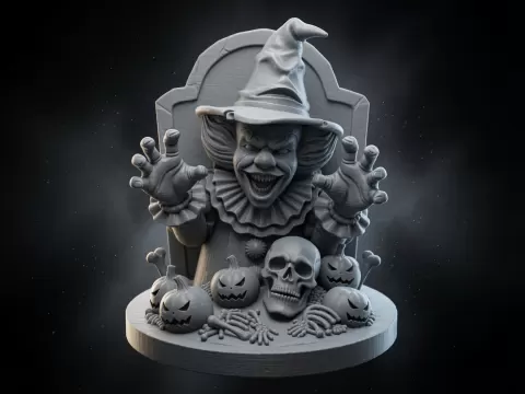 Pennywise Halloween Statue