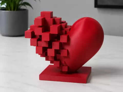 Pixel Burst Heart
