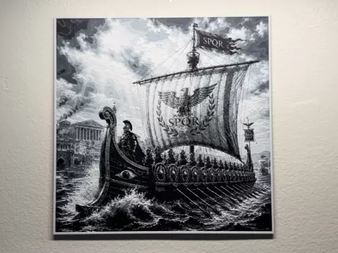 Roman Ship HueForge