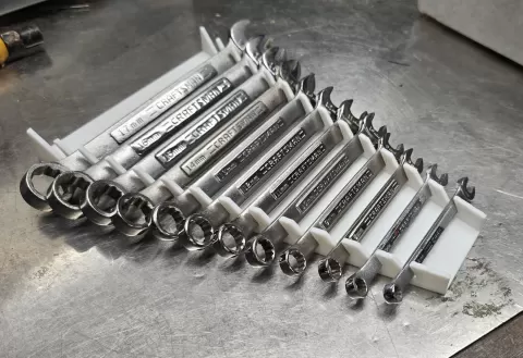 Wrench Organizer Rack for Toolbox