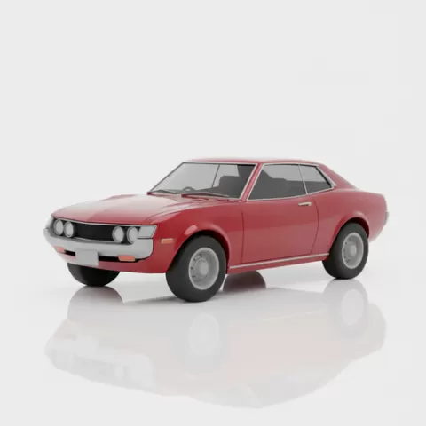 Toyota Celica 1970 car enthusiast Prototyping car sculpture car sculpture 3D Model STL 3d car Ready for Engineering Prints