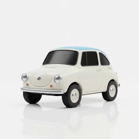 Subaru 360 automobile Well Designed car model car sculpture 3D Printable STL Model car enthusiast for Creative Printing Projects