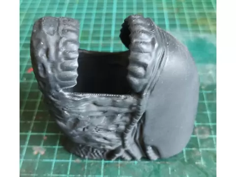 Alien head candle