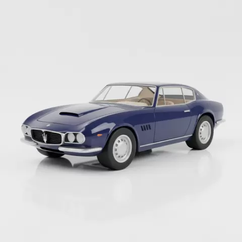 Maserati Ghibli 1967 car collectible Smooth Design low poly car car sculpture 3D Printable STL Model car decor for Resin and FDM Printers