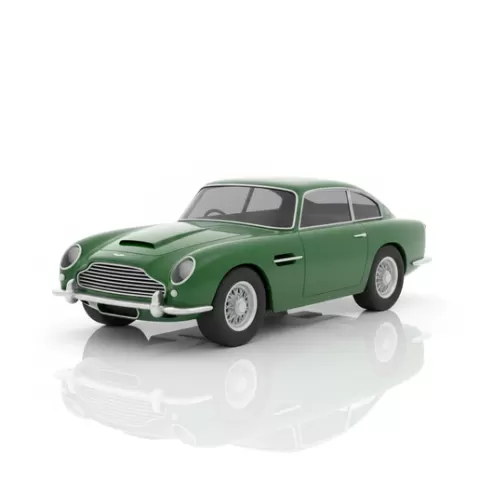 Aston Martin DB6 car sculpture Vibrant car decor car sculpture 3D Printable STL vehicle for Multi-Color Printing
