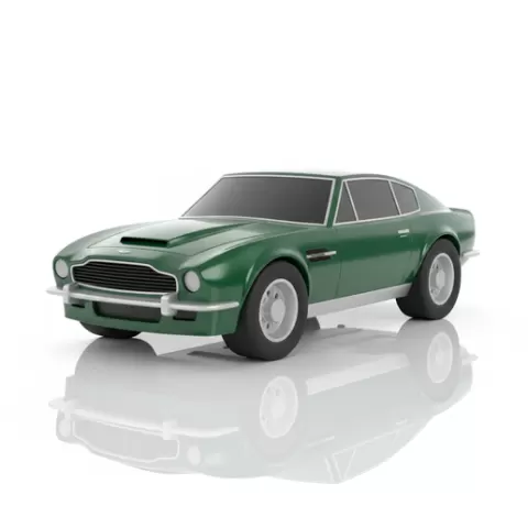 Aston Martin V8 Vantage 1977 vintage car Great Looking 3d printable car car sculpture 3D Printable STL File low poly car