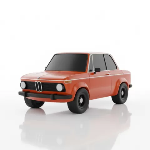 BMW 2002 car collectible Modern Style car sculpture car sculpture 3D Printable STL File car model