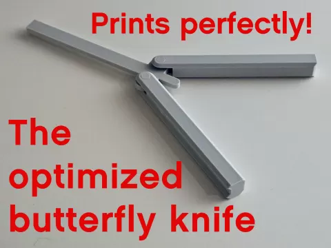The optimized butterfly knife