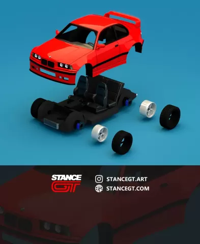 M3 E36 Felony inspired | Model Kit Car
