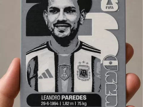 Sticker world cup Paredes(el carnicero)