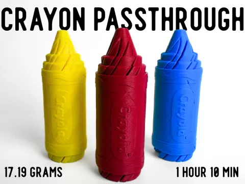 Crayon Passthrough Fidget