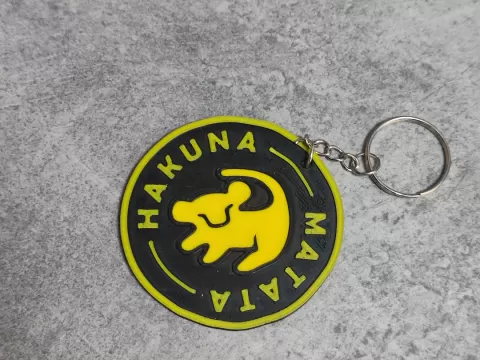 Llavero "Hakuna Matata": Simba y Filosofía de Vida