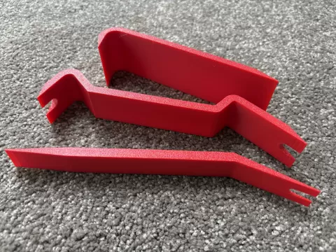 Automotive trim tool set