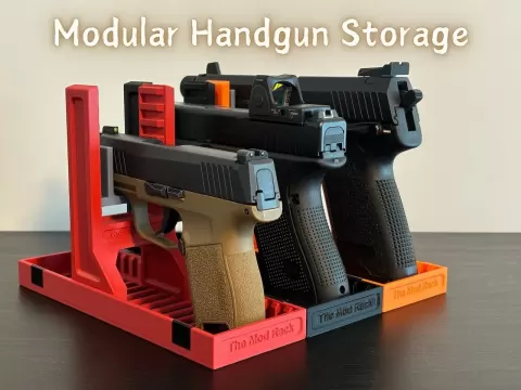 Modular Handgun Safe Stands