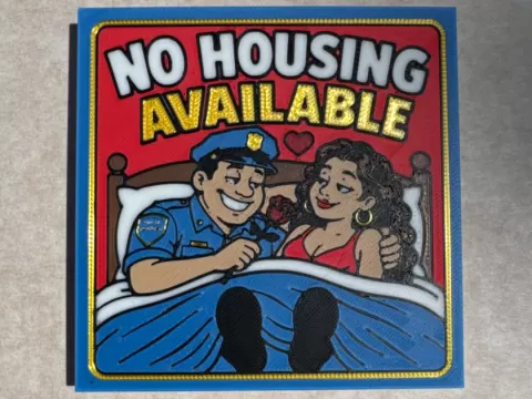 No Housing Available – Funny NYPD Police Coaster