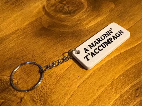 A MARONN T'ACCUMPAGN | Neapolitan Keychain