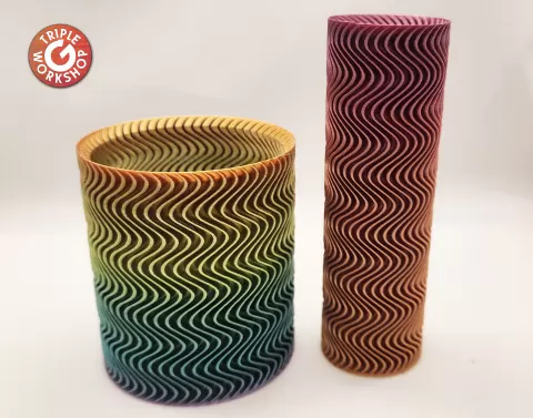 ⌇⌇⌇ Mesmerizing Vase Set - Wavy